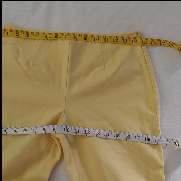 Chico's yellow capris - Picture 11 of 16